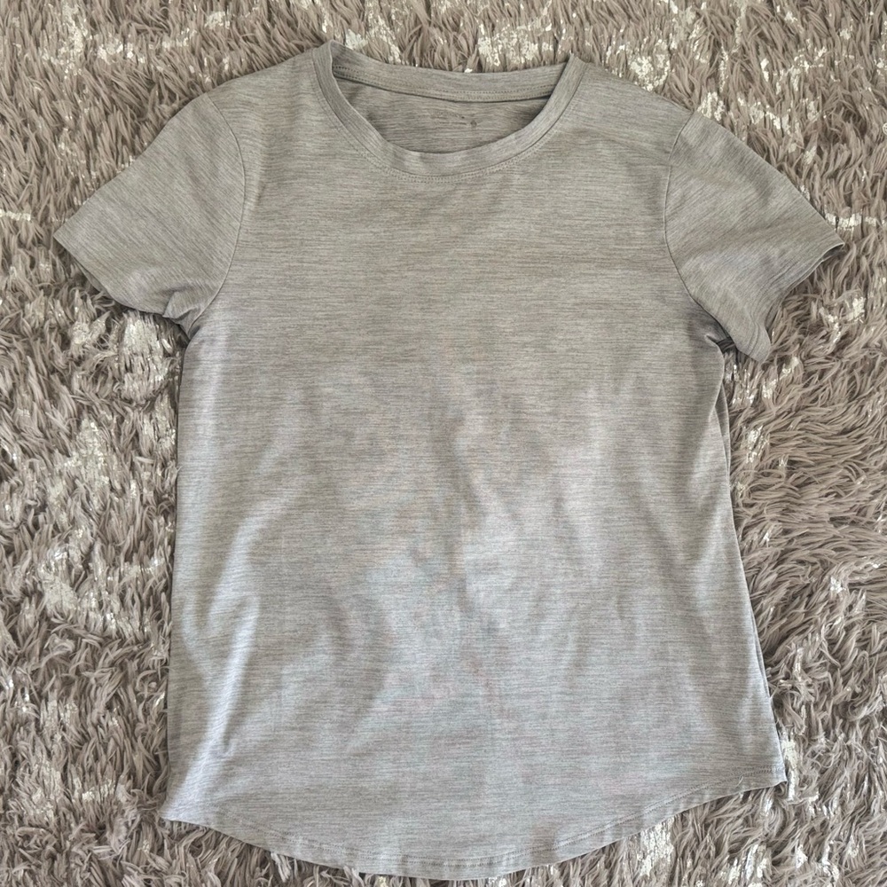 Jockey Heather Gray Women's Short Sleeve Tee